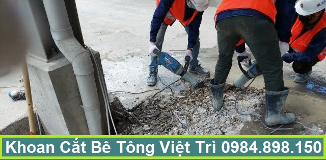 Khoan Phá Cắt Bê Tông Tại Việt Trì