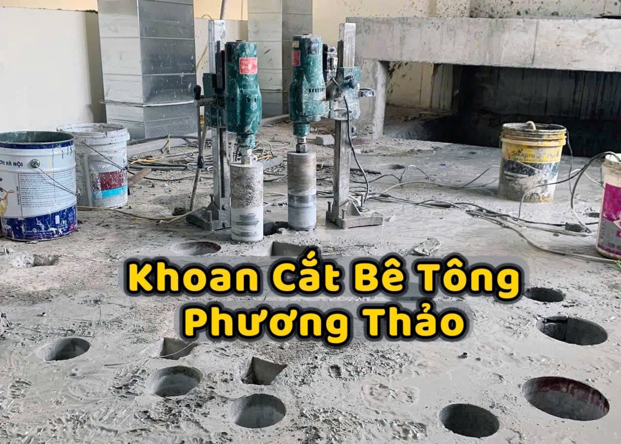 Khoan rút lõi bê tông Quận Bắc Từ Liêm