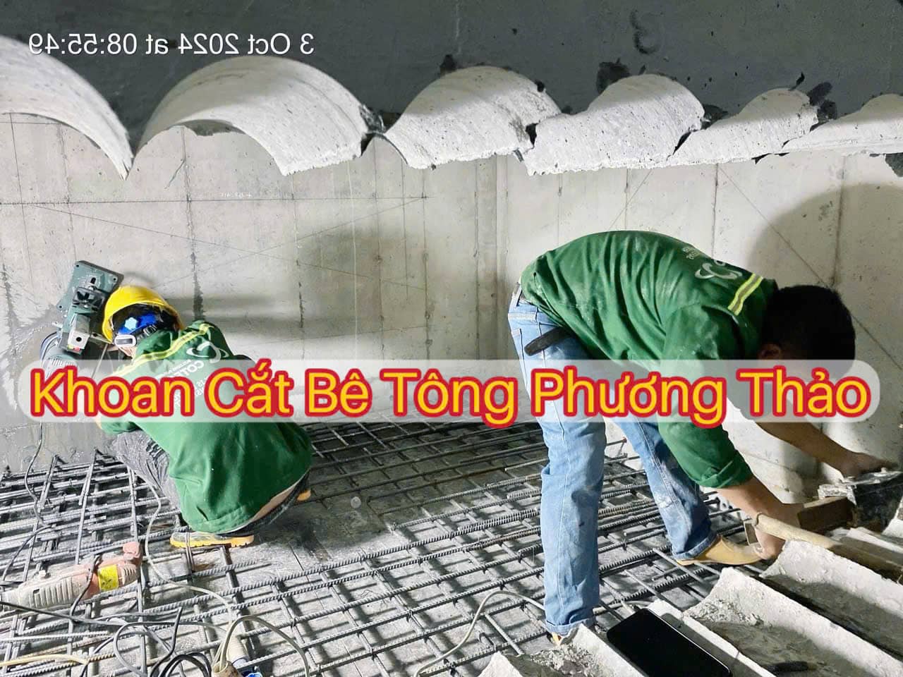 khoan rút lõi bê tông Nam Từ Liêm