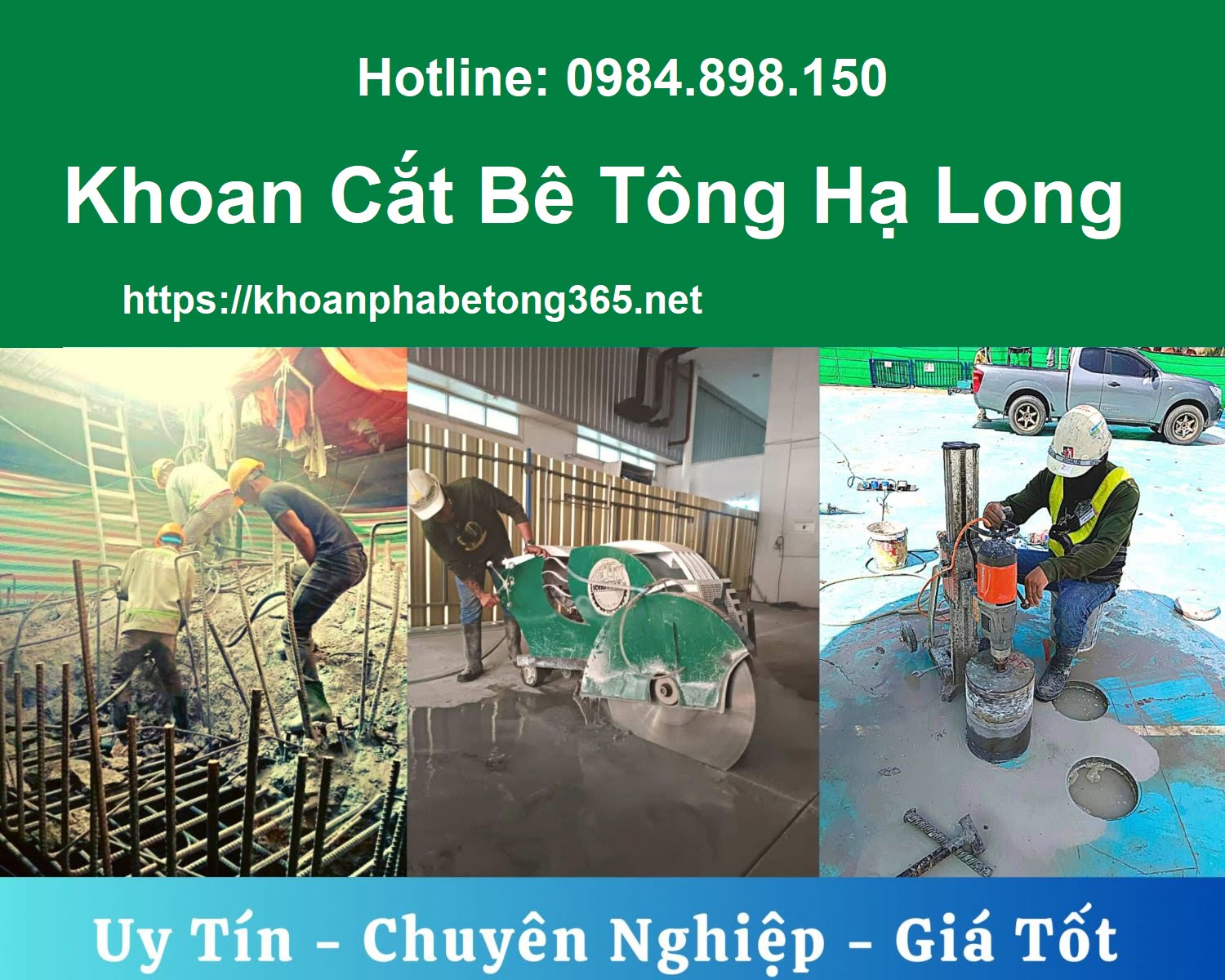 Khoan Cắt Bê Tông Tại Hạ Long