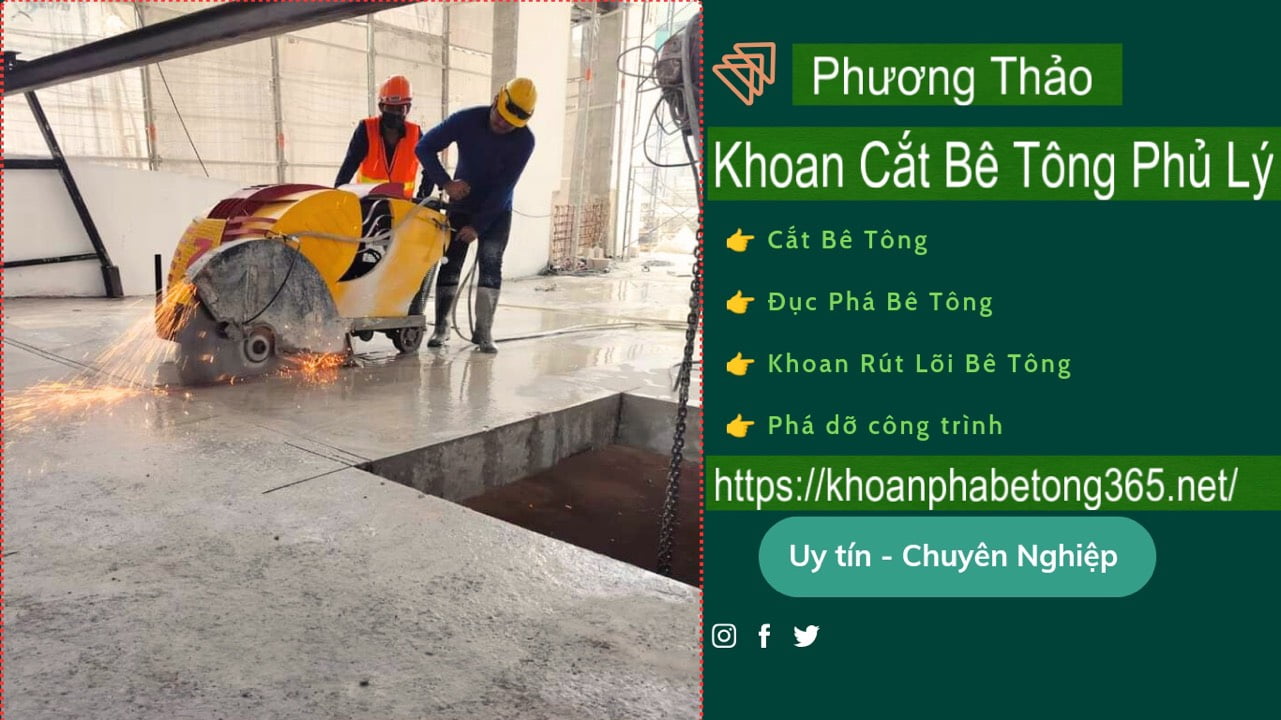 Khoan Cắt Bê Tông Tại Phủ Lý