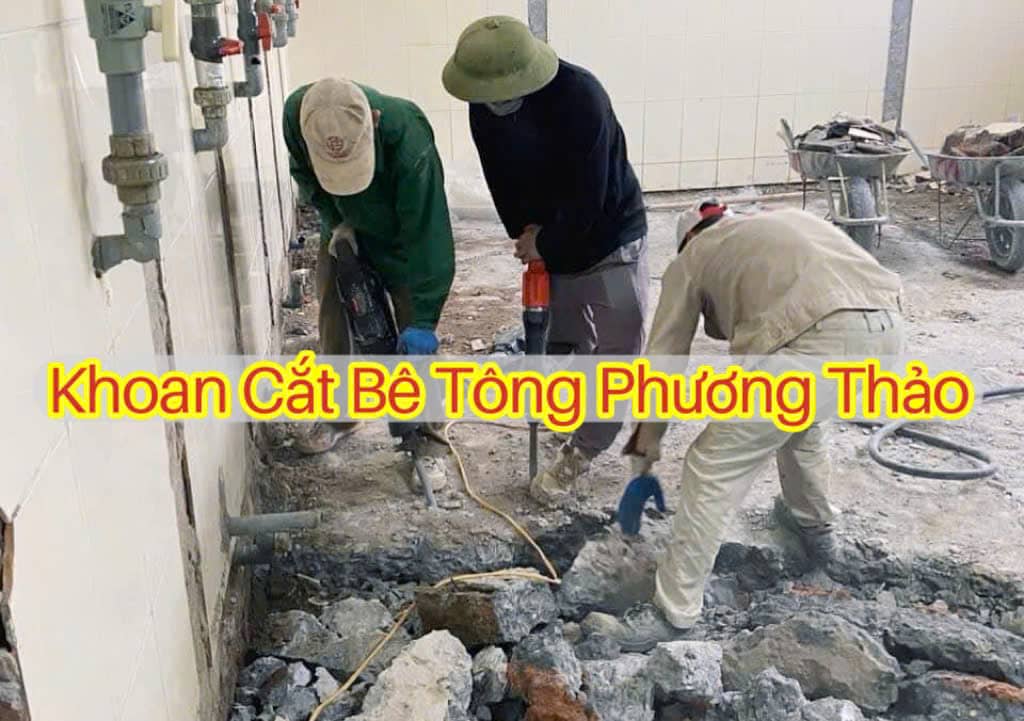 Khoan rút lõi bê tông Chương Mỹ