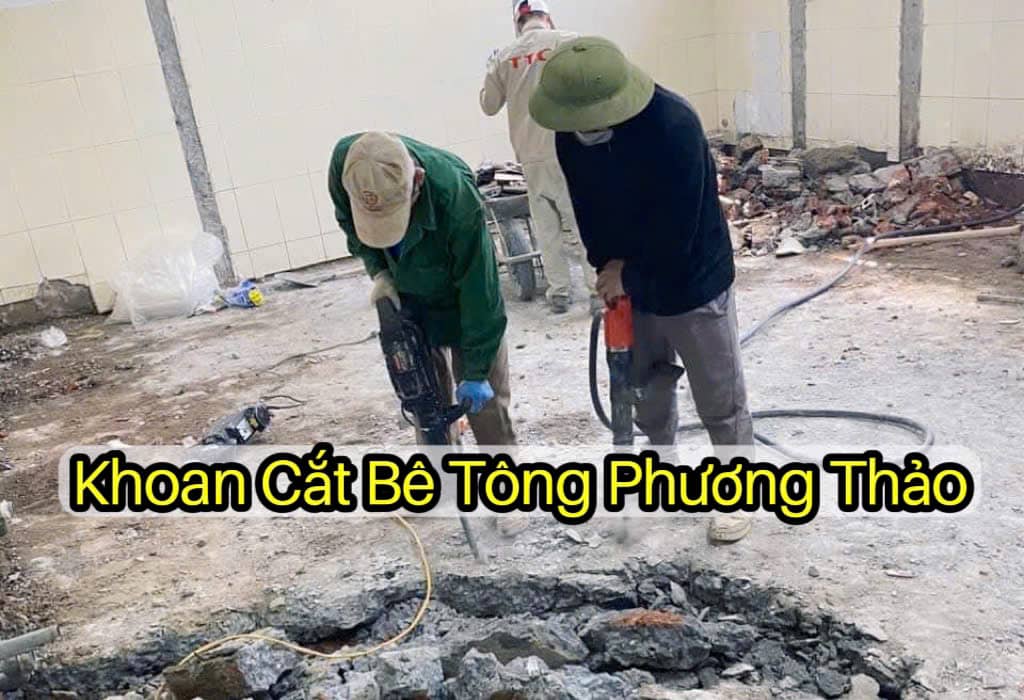 Khoan rút lõi bê tông Quận Nam Từ Liêm