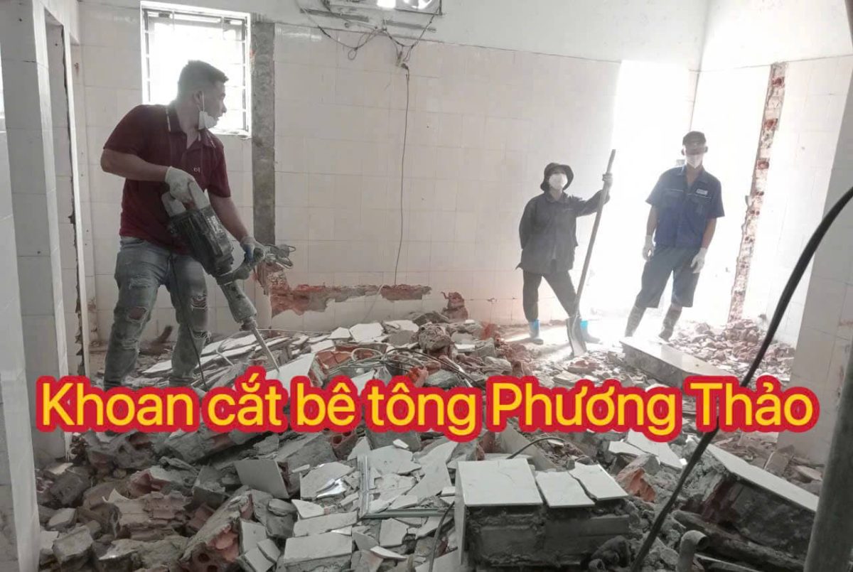 khoan cắt bê tông Phương Thảo