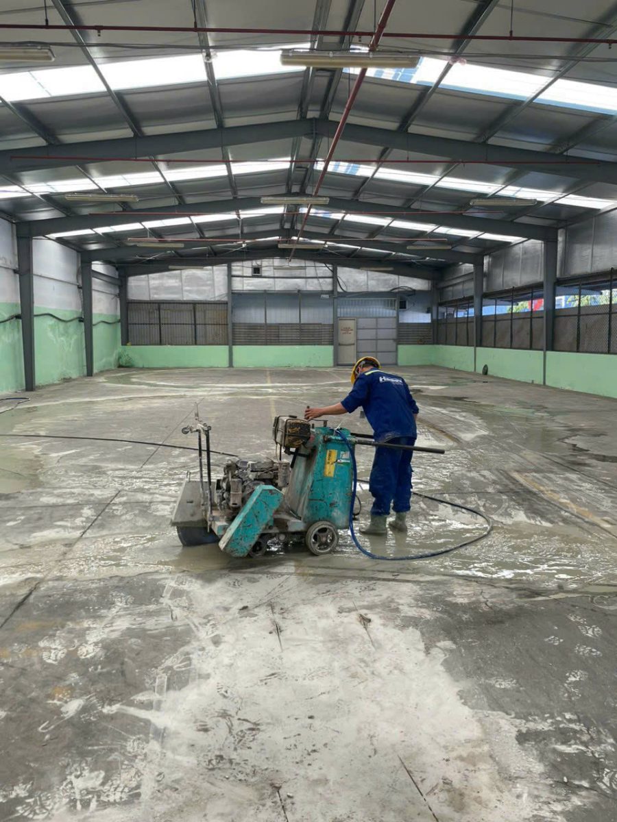 Cắt Rãnh Ramp Dốc Tầng Hầm Hà Nội 0985.999.310 Cực Đẹp