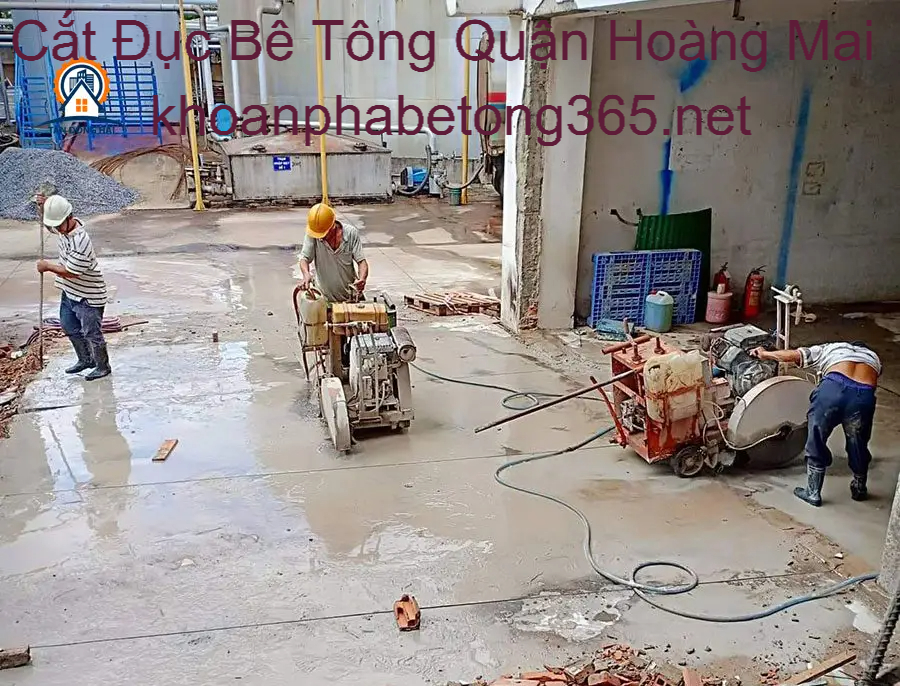 Cắt Đục Bê Tông Tại Hoàng Mai