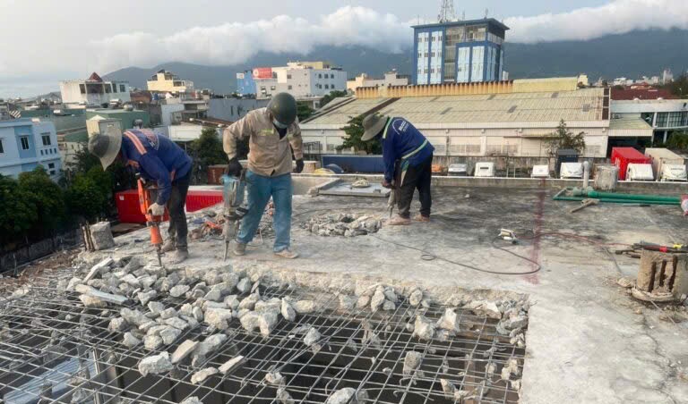 Cắt Bê Tông Cầu Thang Máy Hai Bà Trưng
