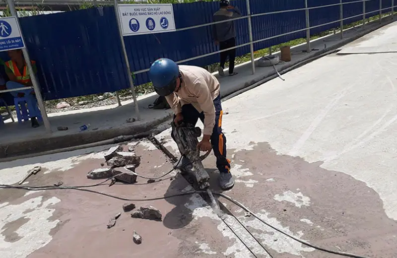 Cắt Bê Tông Làm Cầu Thang Máy Tại Quận Hai Bà Trưng