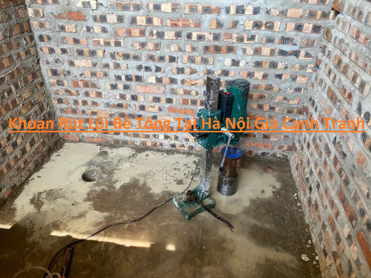 Dịch Vụ Khoan Rút Lõi Bê Tông Tại Hà Nội