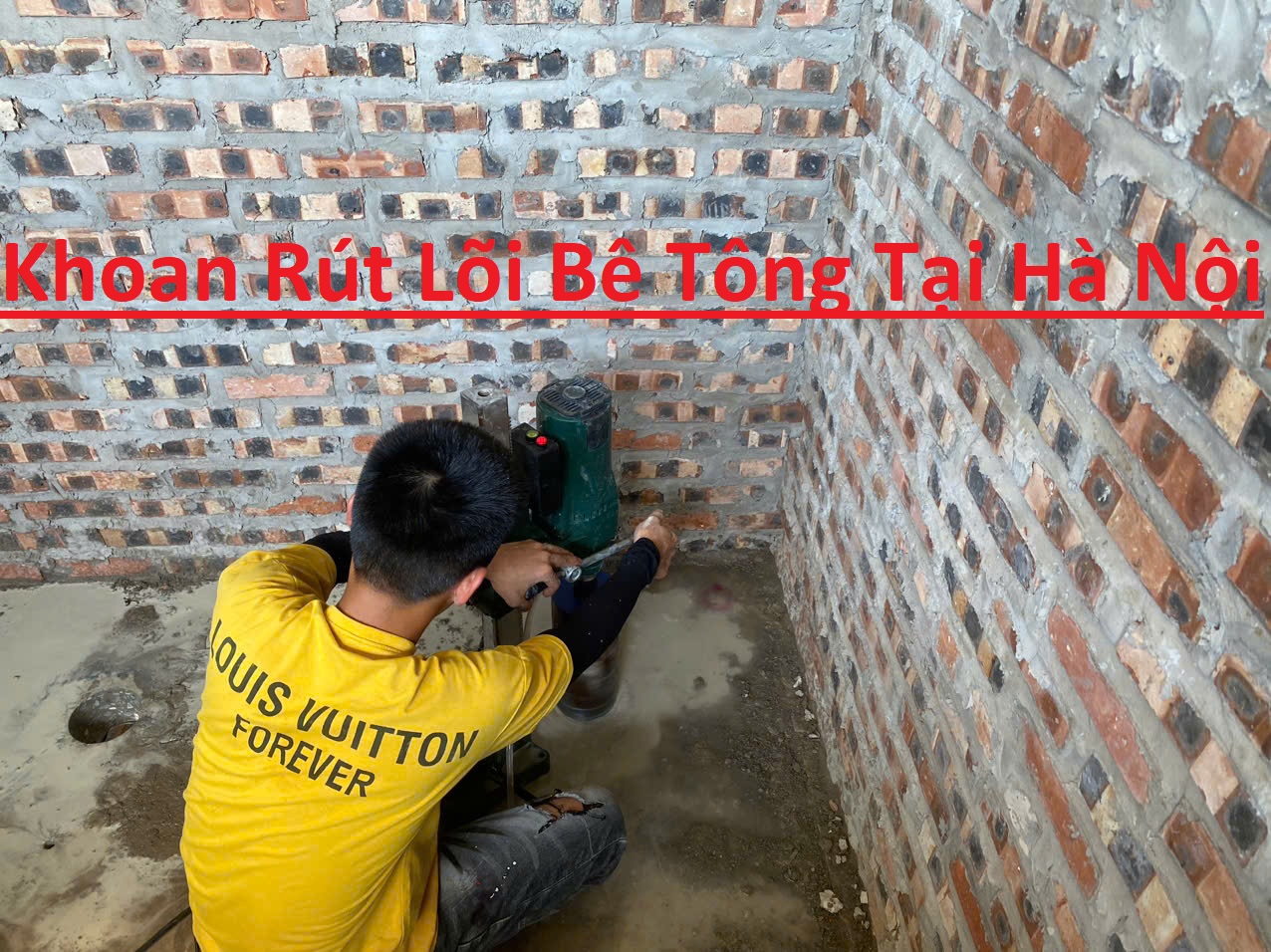 Khoan Rút Lõi Bê Tông Hà Nội Giá Cạnh Tranh