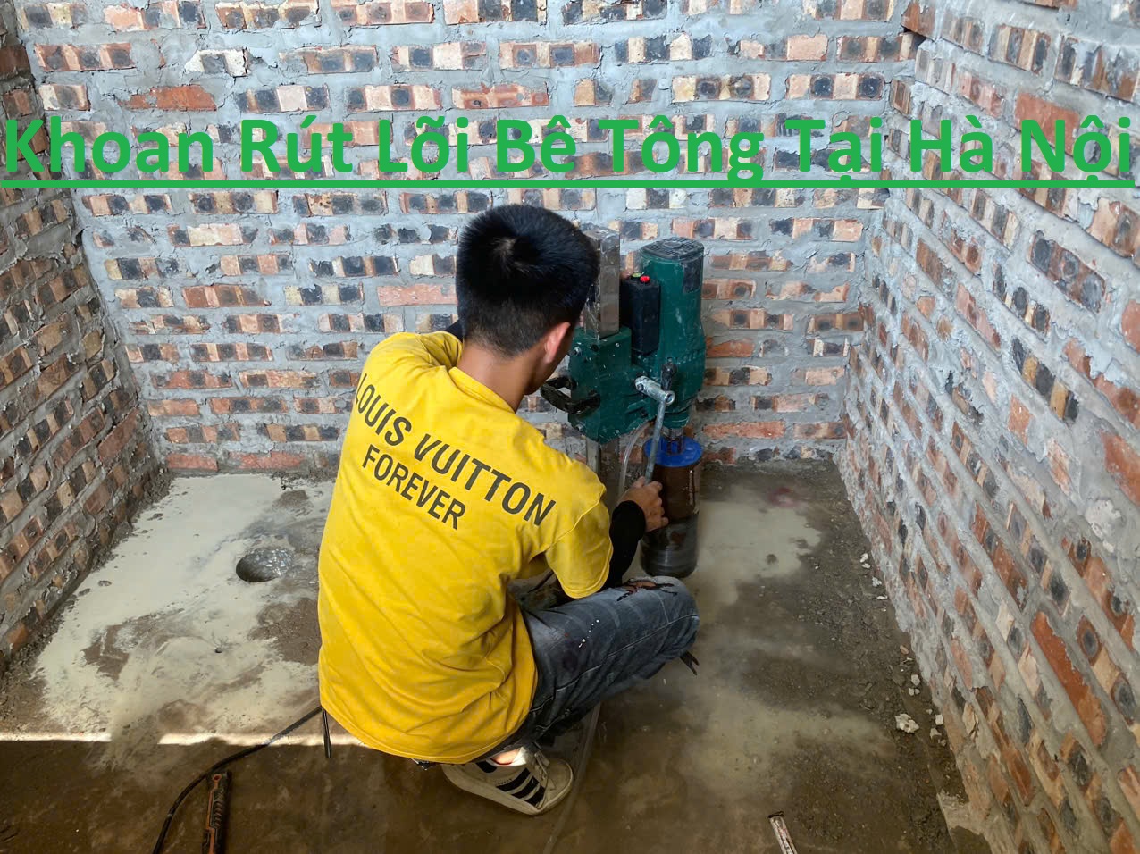 Khoan Rút Lõi Bê Tông Hà Nội Giá Rẻ