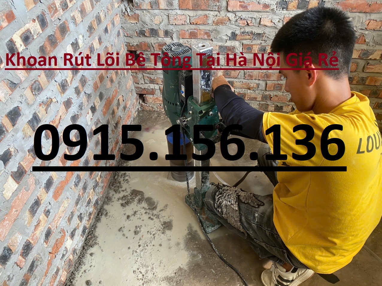 Khoan Rút Lõi Bê Tông Tại Hà Nội