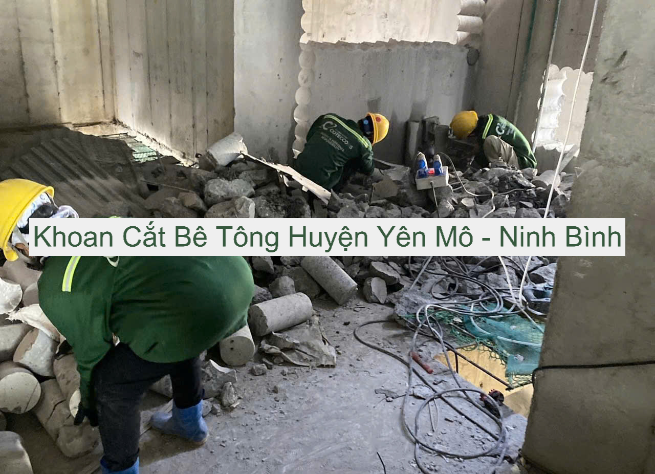 Khoan Cắt Bê Tông Huyện Yên Mô - Ninh Bình