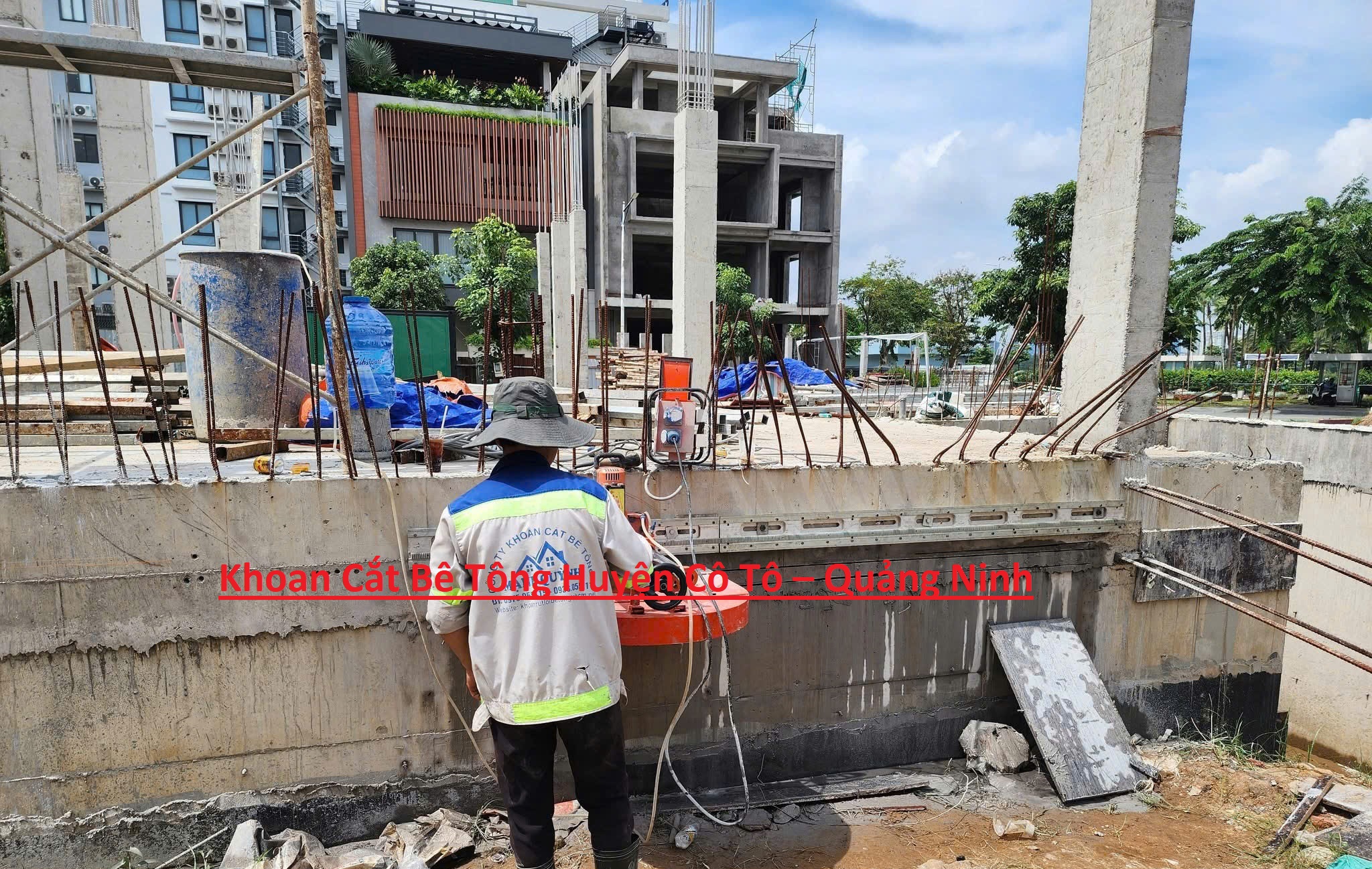 Khoan Cắt Bê Tông Tại Cô Tô