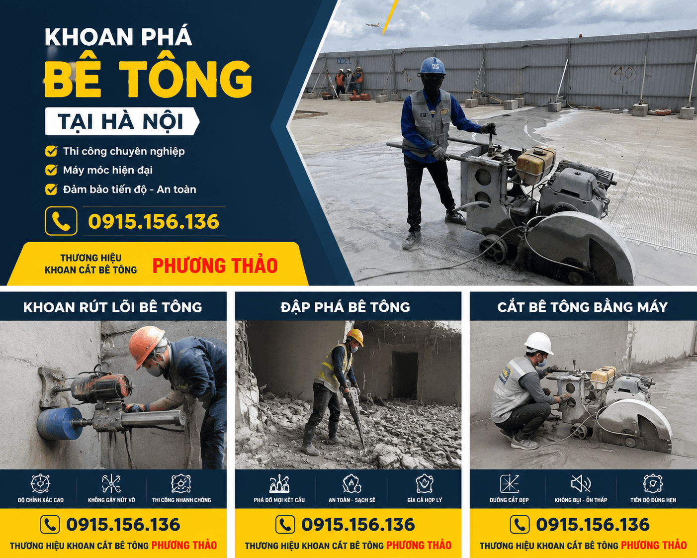 Cắt Sàn Bê Tông Hà Nội