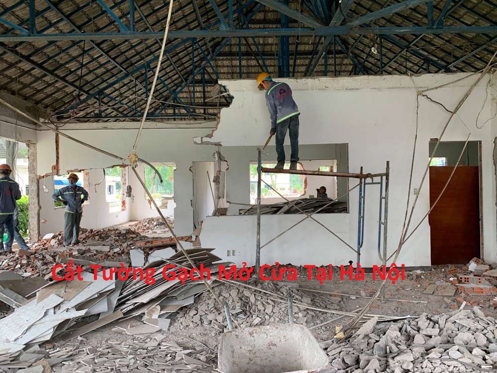 Cắt Tường Gạch Mở Cửa Hà Nội
