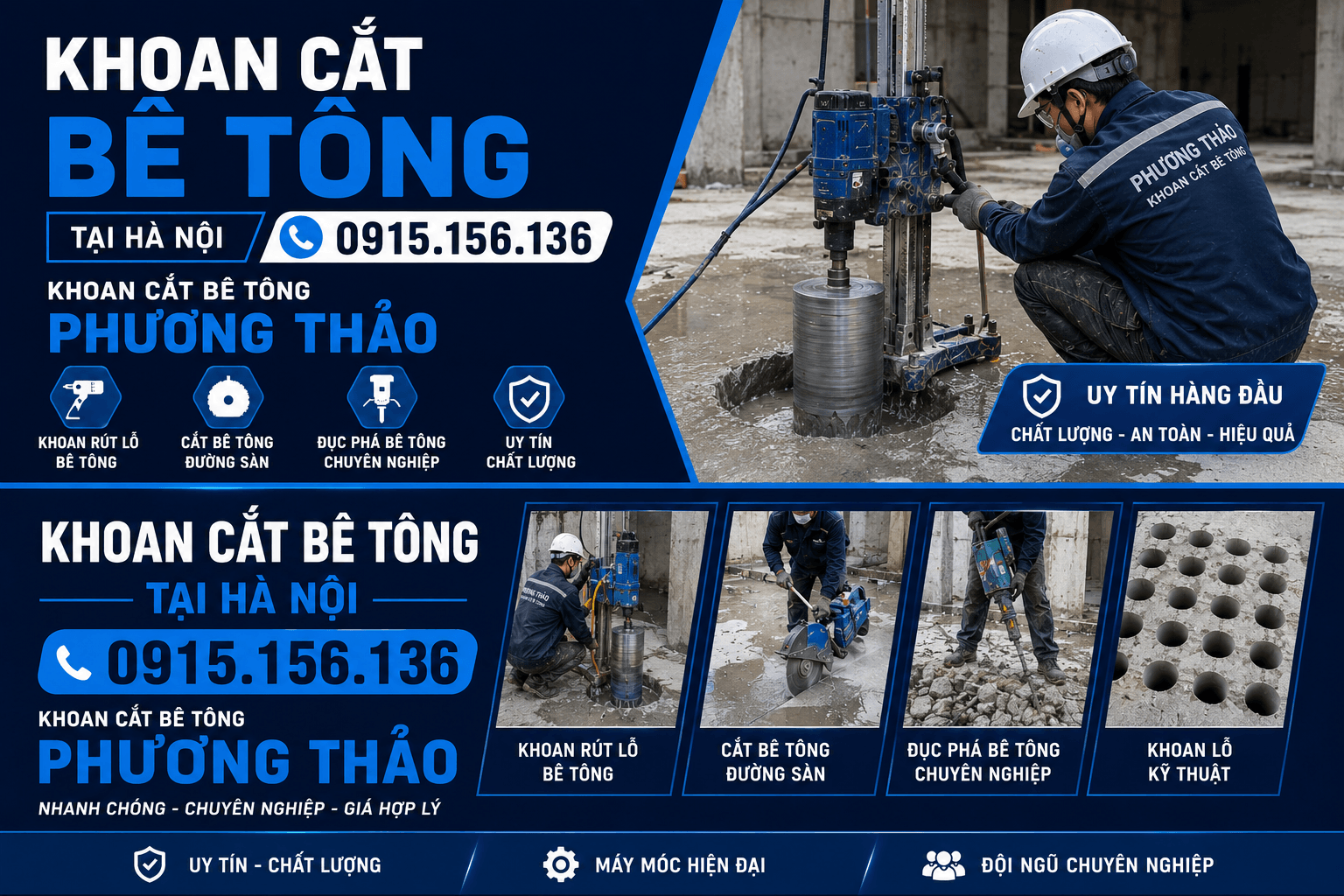 Khoan Phá Bê Tông Hà Nội