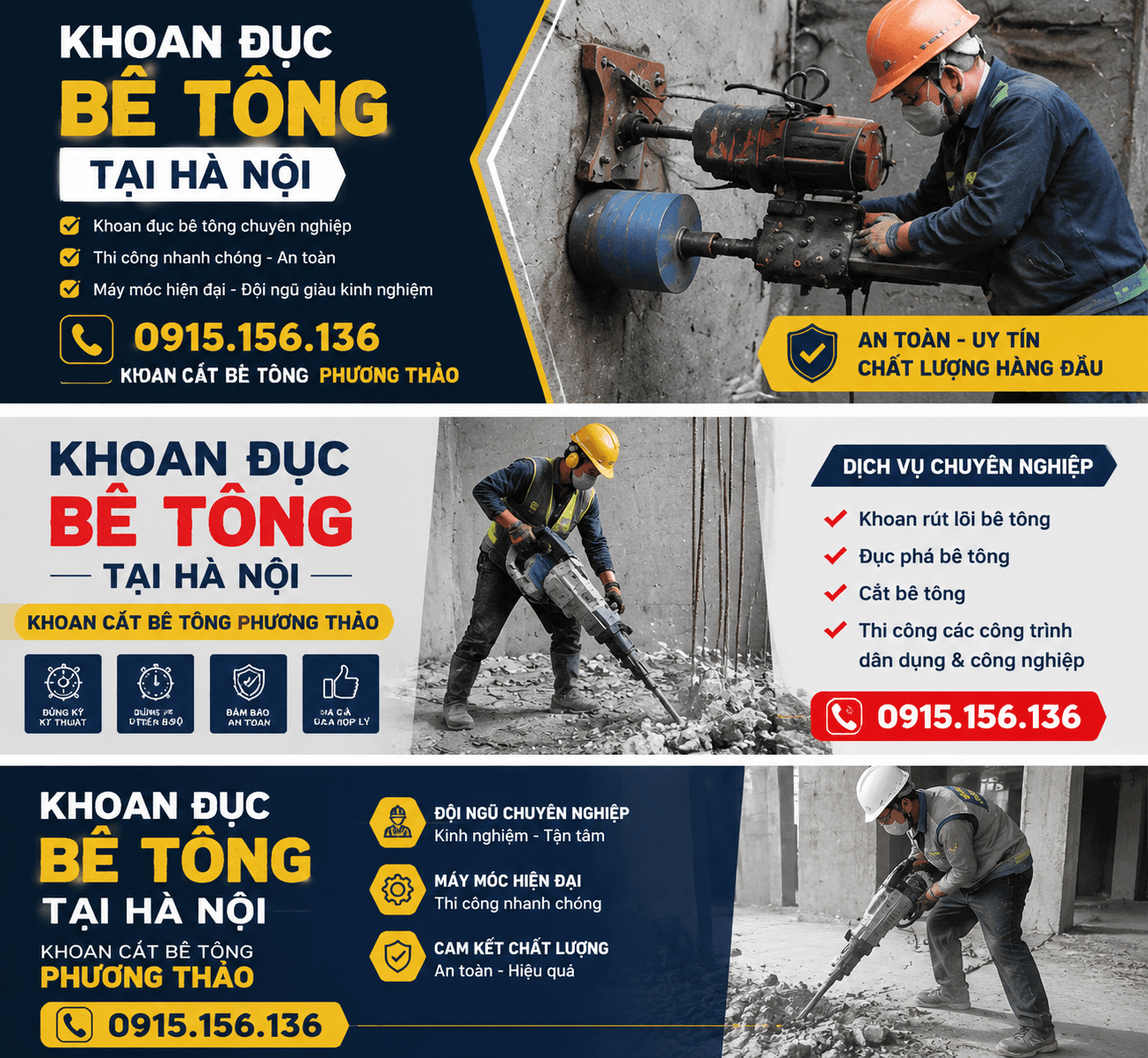 Khoan Rút Lõi Bê Tông Hà Nội