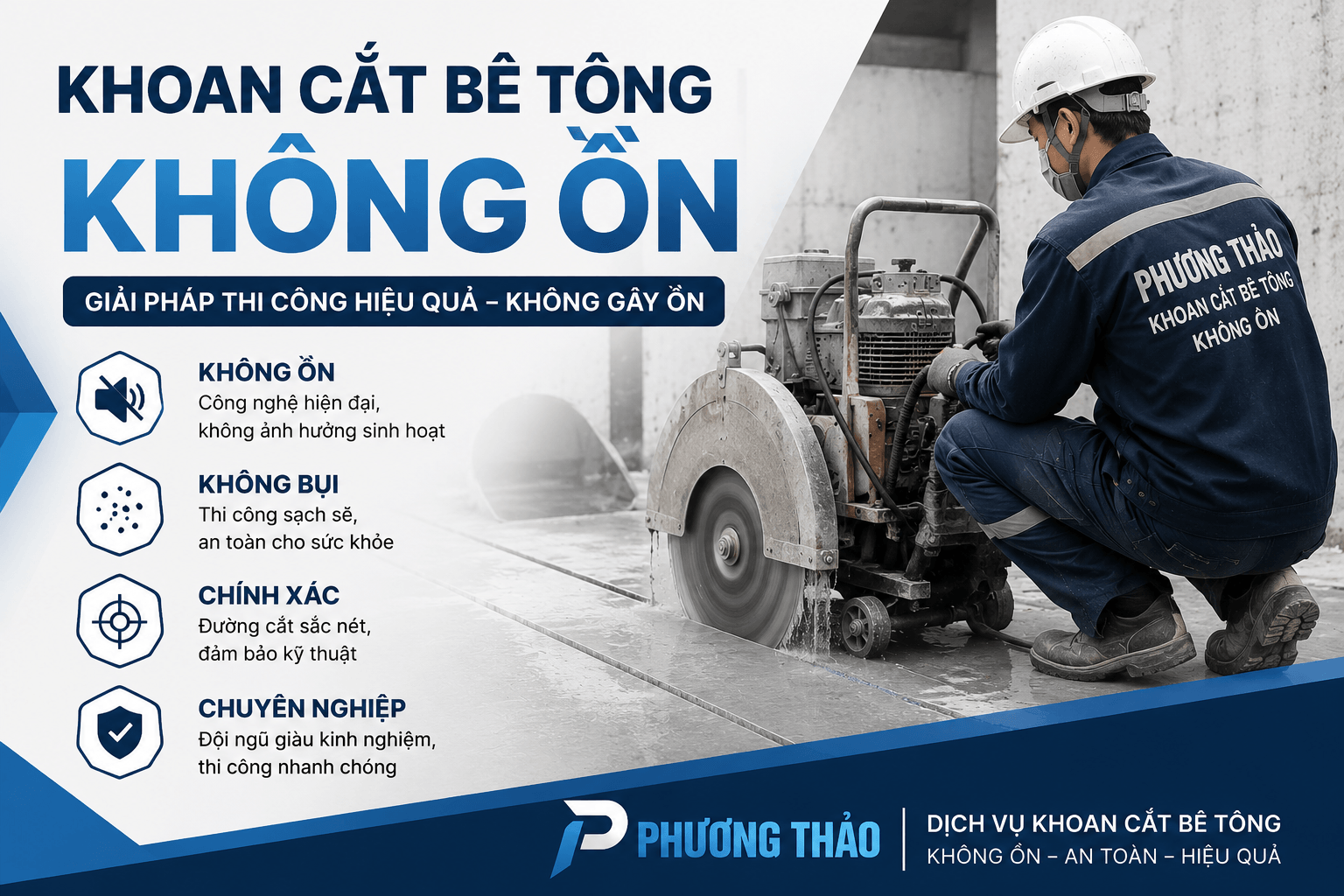 Cắt Bê Tông Không Ồn