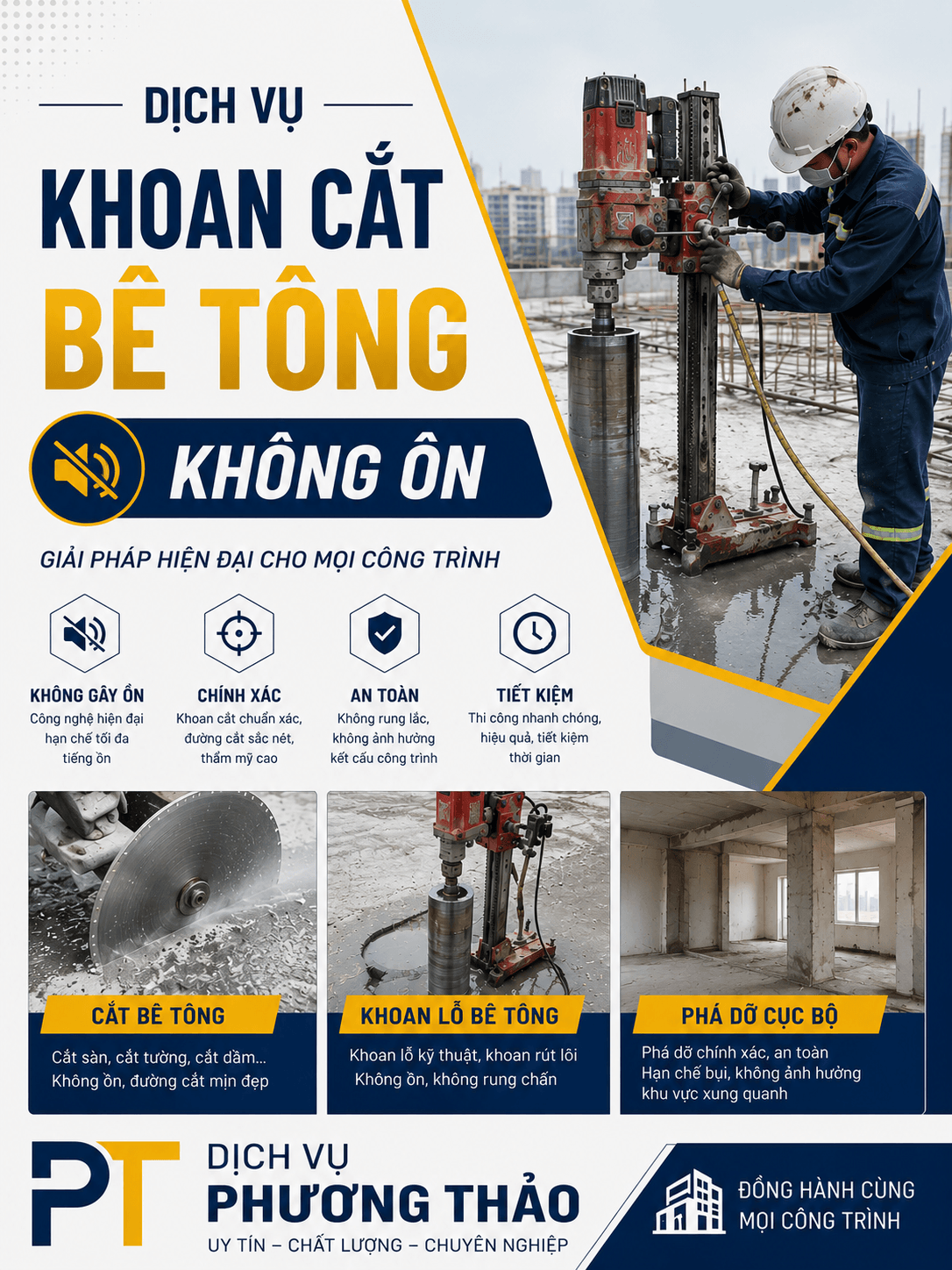 Khoan Cắt Bê Tông Chất Lượng