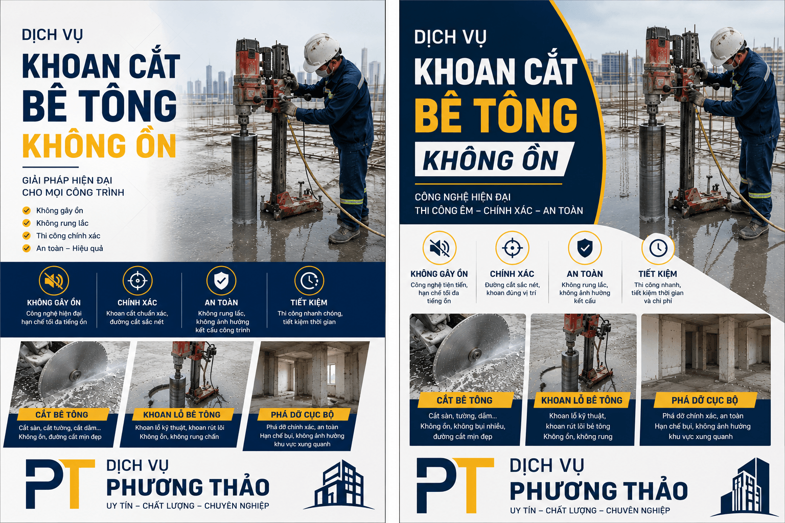 Khoan Cắt Bê Tông Không Ồn Không Ảnh Uy Tín