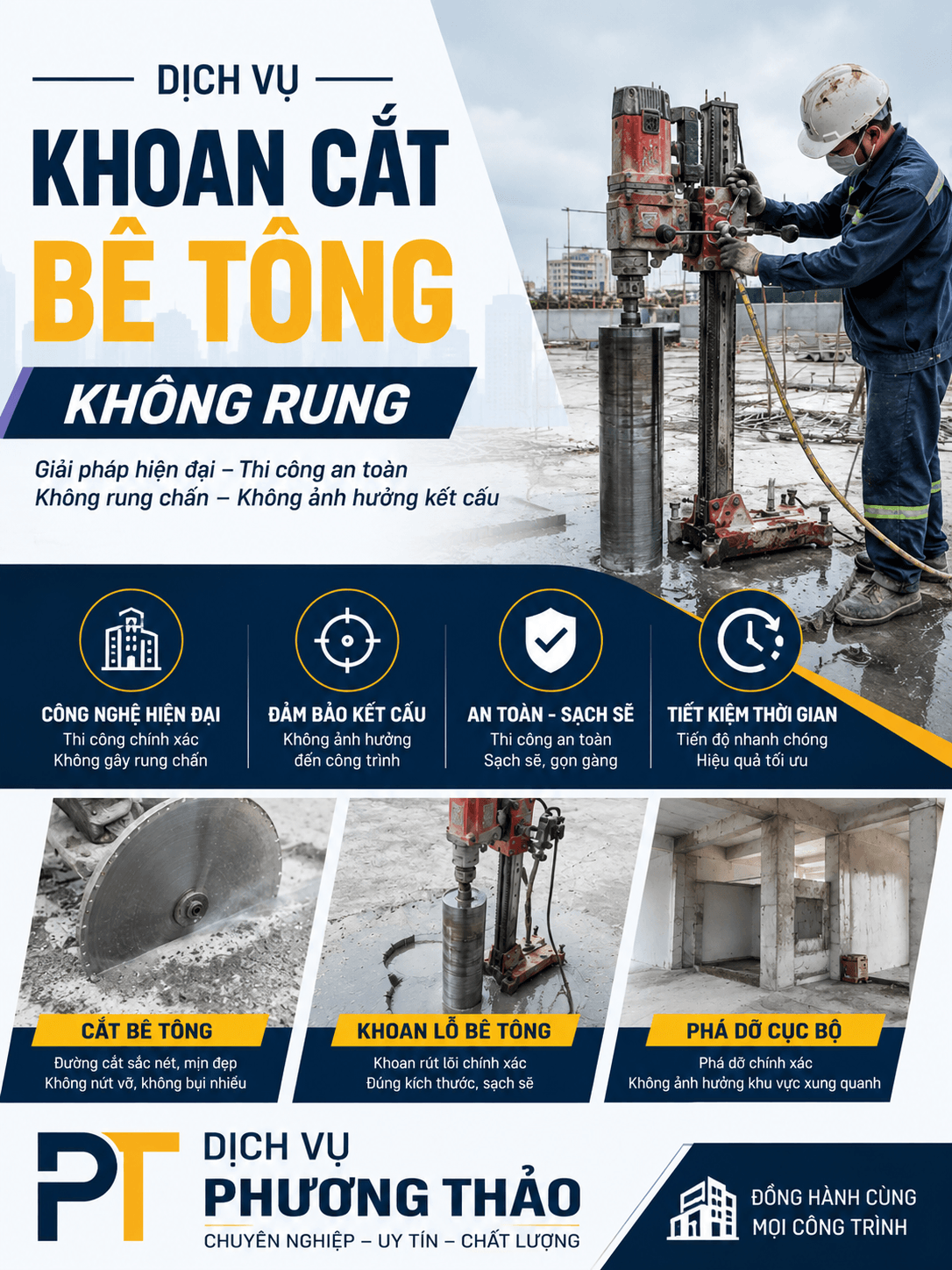 Khoan Cắt Bê Tông