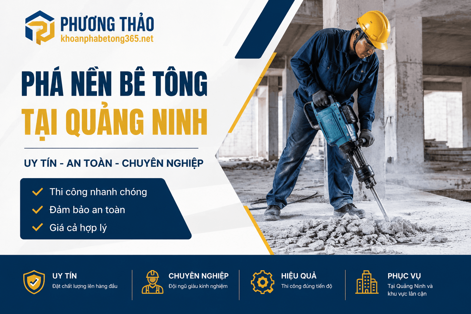 Khoan cắt bê tông Phương Thảo