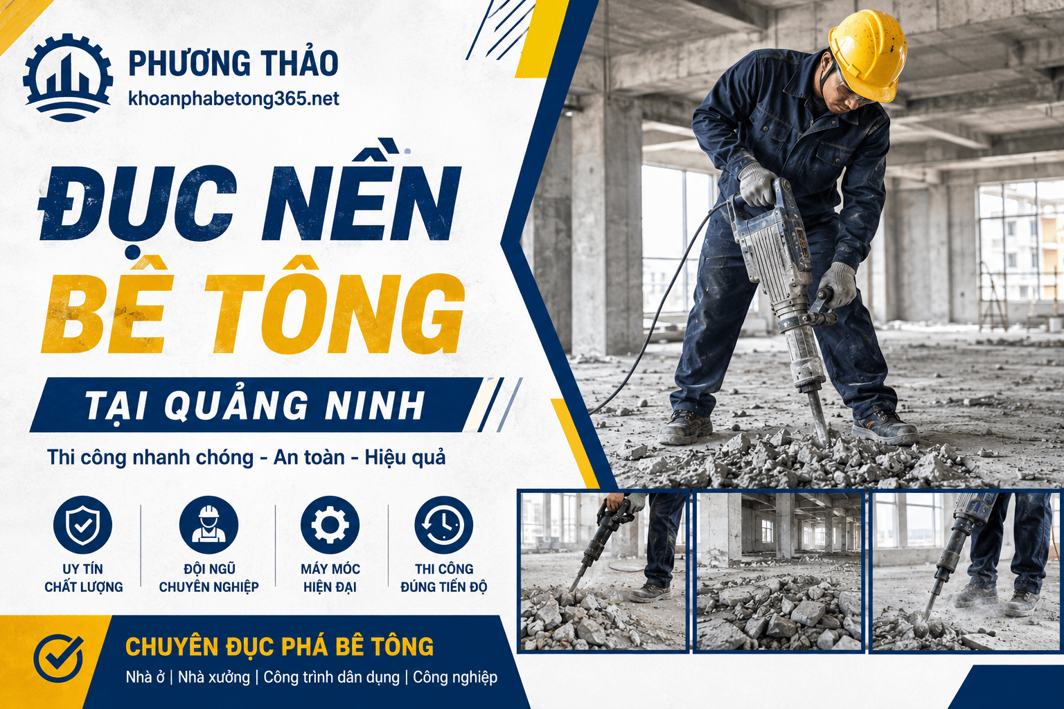 Khoan cắt bê tông Phương Thảo