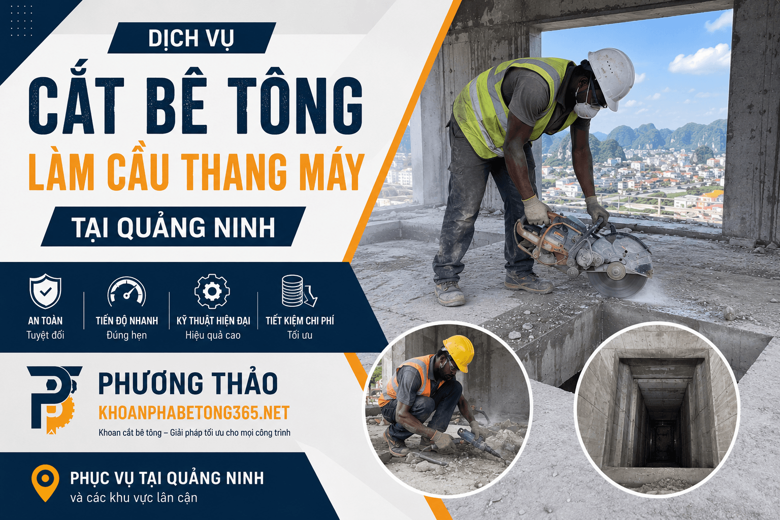 Khoan cắt bê tông Phương Thảo