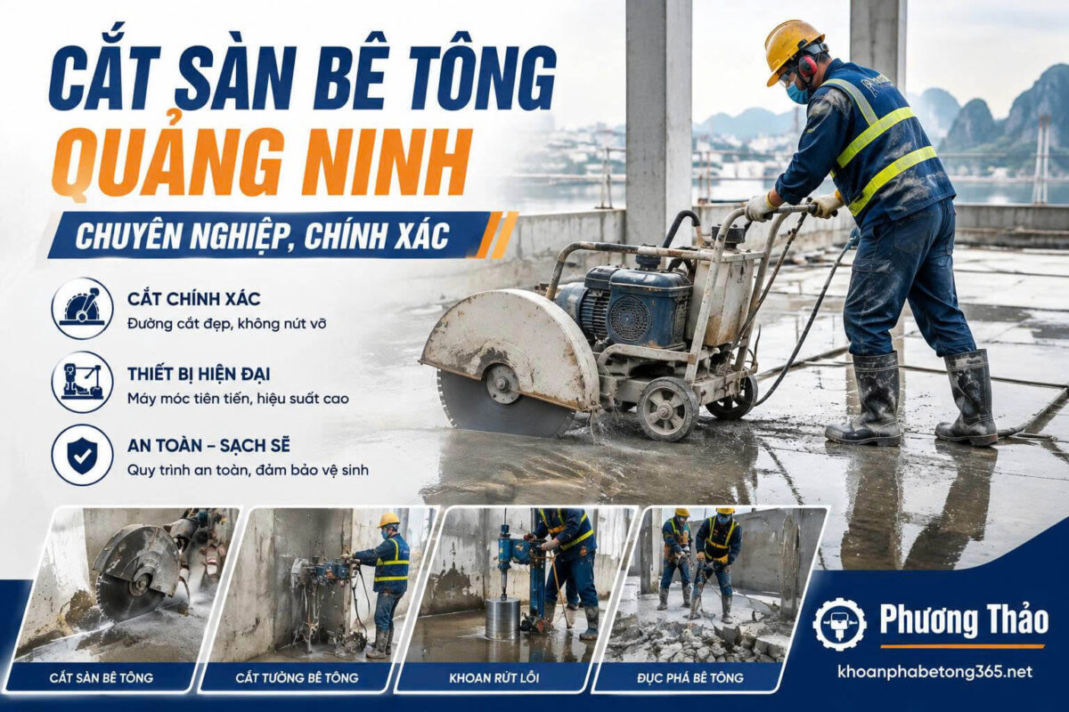 Khoan cắt bê tông Phương Thảo