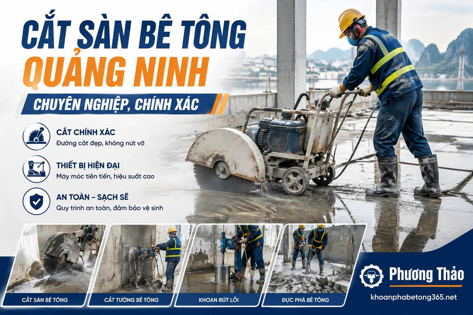 Khoan cắt bê tông Phương Thảo